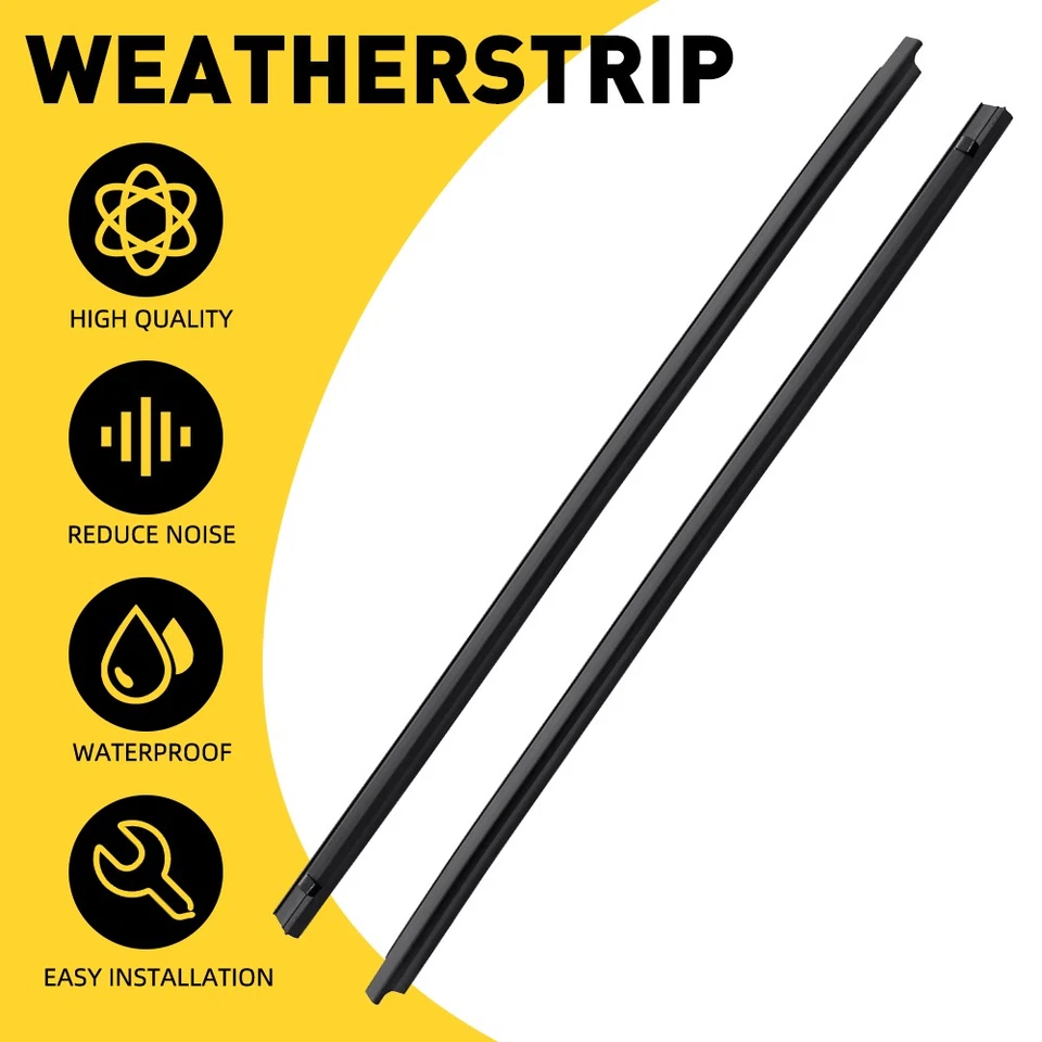 68162-0K020 Window Seal Weatherstrips For Toyota Hilux 2-Door KUN26R 68161-0K020 - image 4 of 4