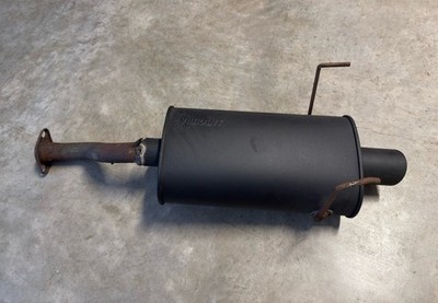 Vibrant Flat Black 3'' Universal Muffler USED 96-00 Honda Civic EK Hatchback