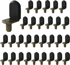 30pcs L Shaped Shelf Pins Support Pegs 1/4 Inch Cabinet Brackets