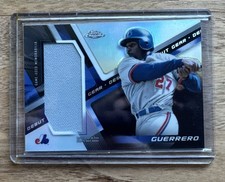 2019 Topps Chrome Vladimir Guerrero Rookie Debut Gear Game Used Jersey Relic   