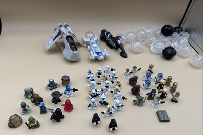 Hasbro Star Wars Fighter Pods Lot of 48 Figures And 3 Vehicles - Great Variety!