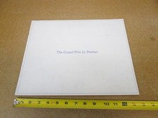 1965 Pontiac Grand Prix Sales Brochure 8 Pg Literature Original 1965 Pontiac Grand Prix Sales Brochure 8 Pg Literature Original