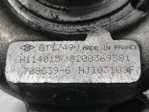 8200369581 Turbocompresor para RENAULT MEGANE II COUPE/CABRIO 2004 1383553 - Imagen 2 de 10