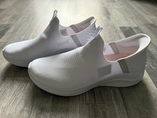 Skechers Slip-ins Hands Free Ultra Flex 3.0 Cozy Streak Damen Gr. 40 Weiß