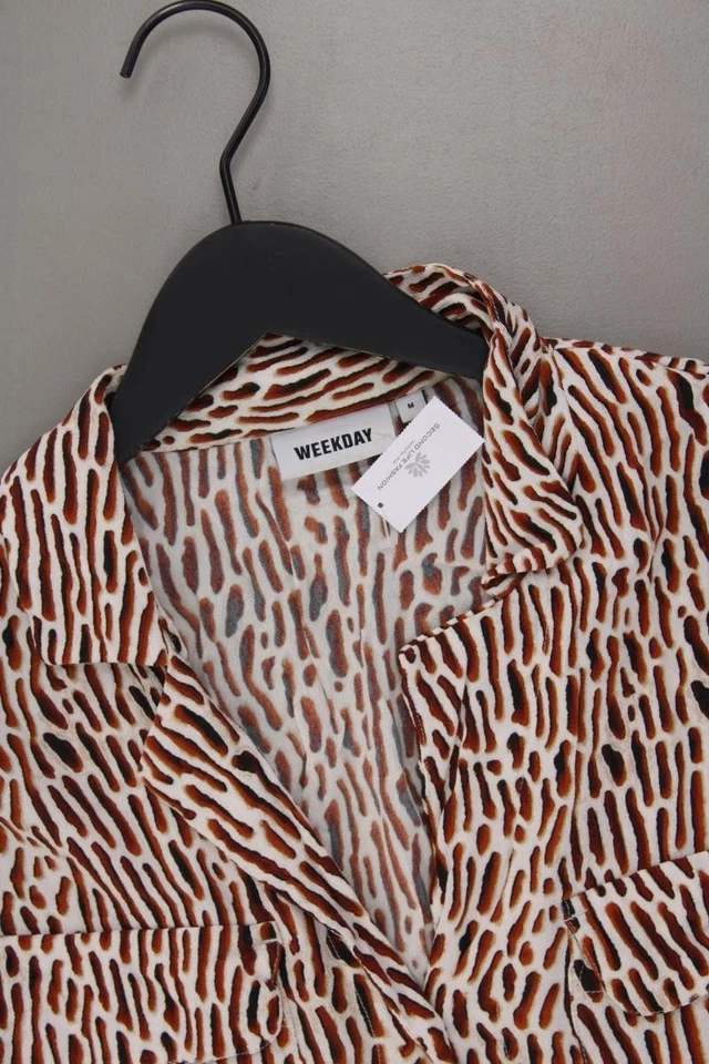 ✅ Weekday Langarmbluse Classic Bluse für Damen Gr. 38, M braun aus Viskose ✅ - Bild 2 von 4