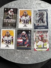 Rhamondre Stevenson Lot of 6 Cards. New England Patriots. Rookie cards