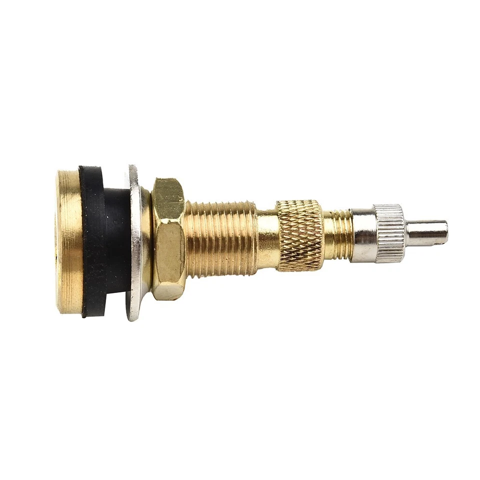 Tractor Air Liquid Water Tubeless Tire Valve Stems Wheel Rim TR618A Brass*10 Pcs - Image 4 of 4