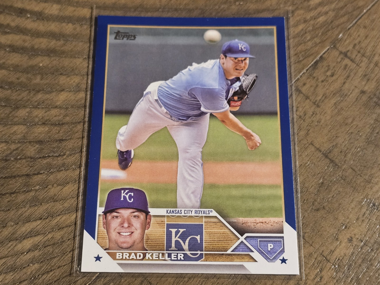 2023 Topps Brad Keller Royal Blue Border #189 Nmmt
