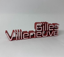 Gilles Villeneuve Ferrari 126 font brumm looksmart logo 3d f1