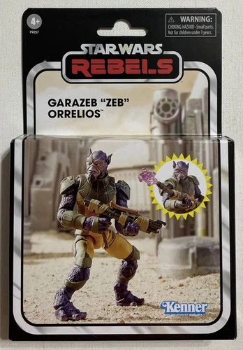New Kenner Star Wars Vintage Collection Garazeb Zeb Orrelios 3.75” Figure *NIP*
