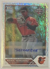 2023 Topps Pro Debut #PD-84 Maikol Hernandez Autographs Sparkle #/199