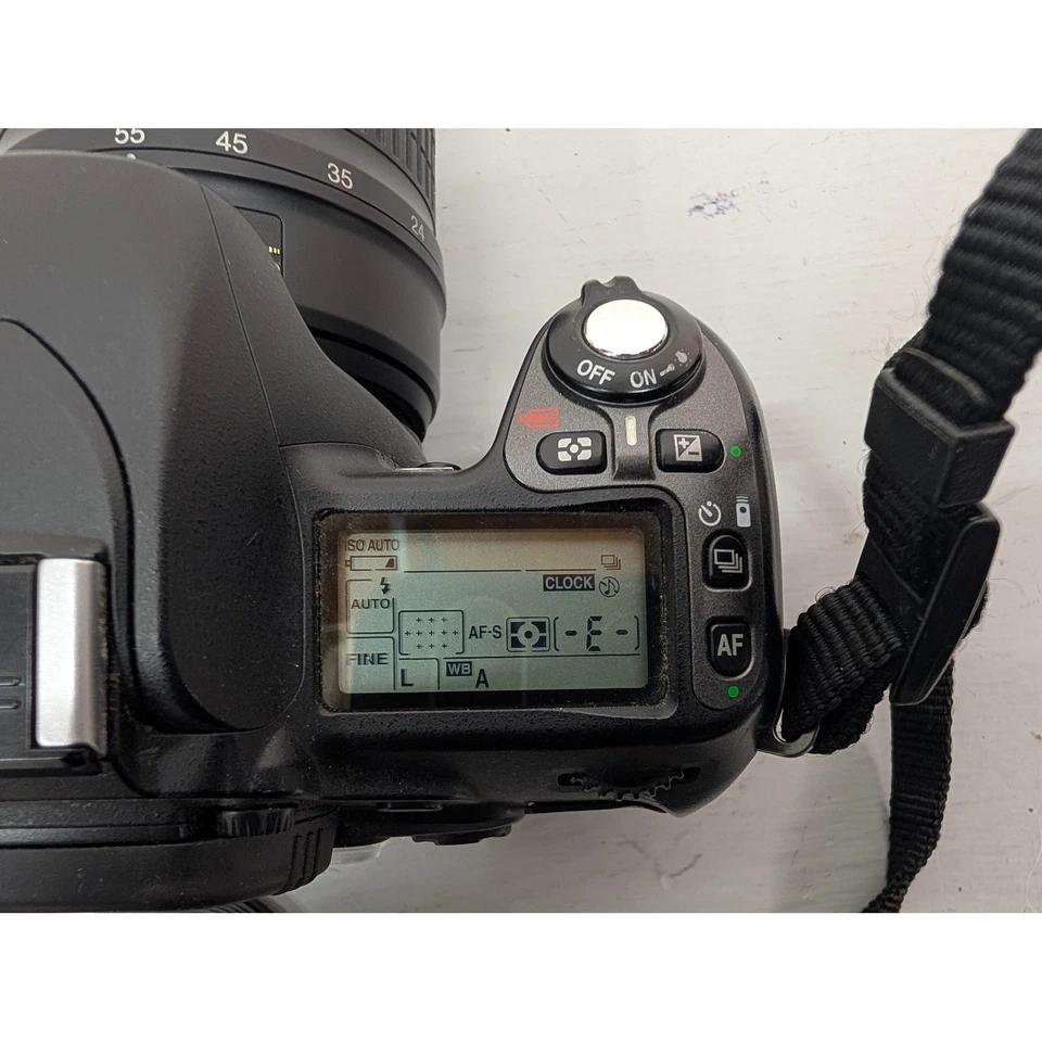 Cámara digital Nikon D80 SLR con lente AF-S DX NIKKOR 18-55 mm probada funciona Foto 4 de 4