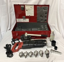 T-Drill T-60 Pipe Drill / Copper Forming w/ Notcher / Case