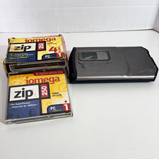 Iomega Zip 750 USB External Drive 750MB Removable w/ Zip 250 Disks