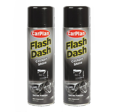 Carplan Flash Dash Satin 500ml - Neuwagen x 2