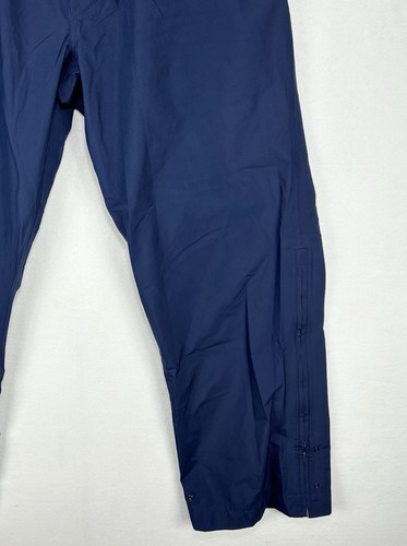 Brooks Brothers Zero Restriction Goretex Rain Pants Mens Large Blue Pro Sport - Picture 5 of 16