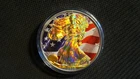 2009 Colorized American Silver Eagle 1 Oz From A Local Estate