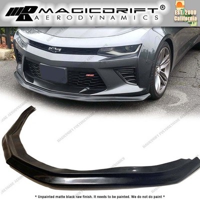 For 16-18 Chevy Camaro SS V8 SLP Style Front Bumper Chin Spoiler Valance Lip PU