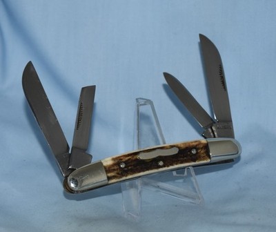 RARE VINTAGE MARBLES GERMANY STAG CONGRESS KNIFE ''NEAR MINT!!