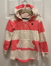 Carter's Toddler Kids Size 4 Hoodie, Pullover, Pink/White, NEW