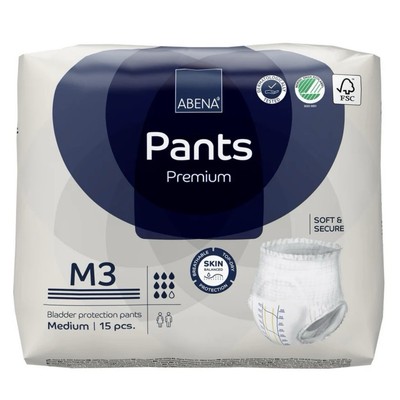 Abena Pants Premium Pull-On Underwear Level 3 MD (32'' to 44'') | Case of 90