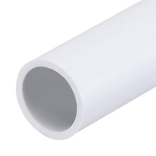 8 PVC Schedule 40 Pipe, White - 5' Length