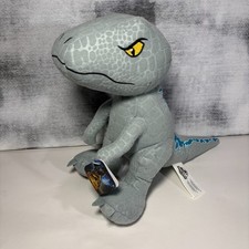 JURASSIC PARK WORLD Dominion BLUE THE RAPTOR 10" Plush STUFFED ANIMAL TOY NWT