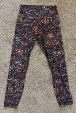 lululemon athletica Women s Multicolor Floral Pull-On Leggings Size 8