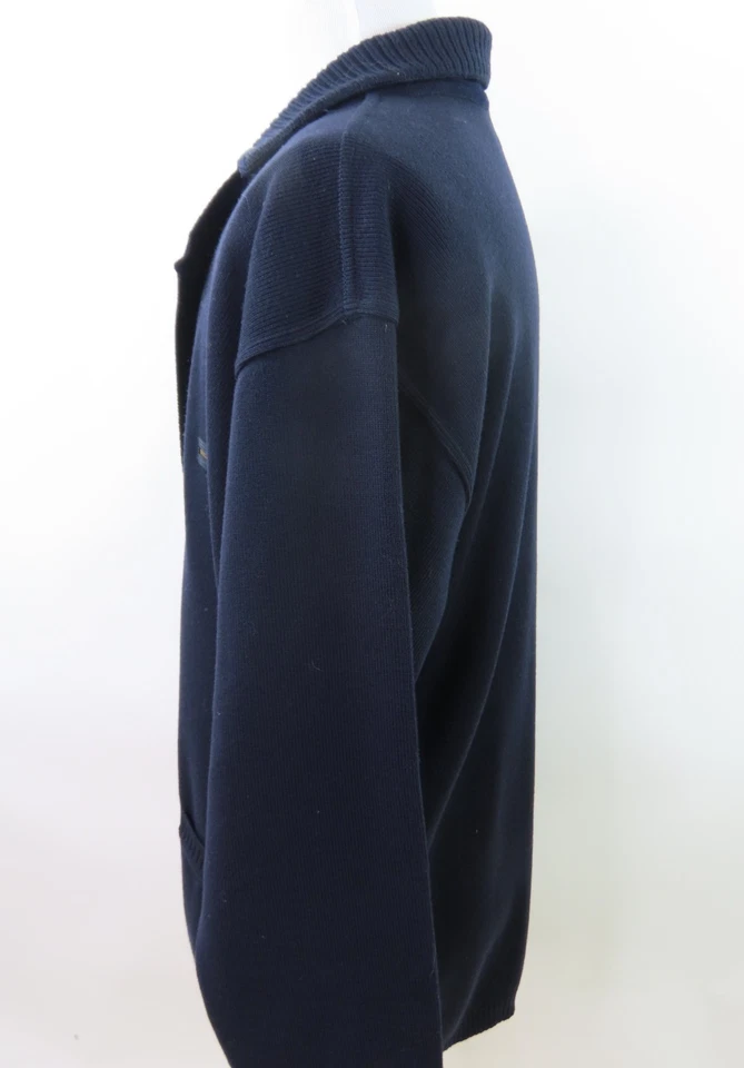 Paul Shark Yachting Wool Italian Cardigan Sweater Men DoubleBreasted XXL 2XL EUC - Image 4 of 4