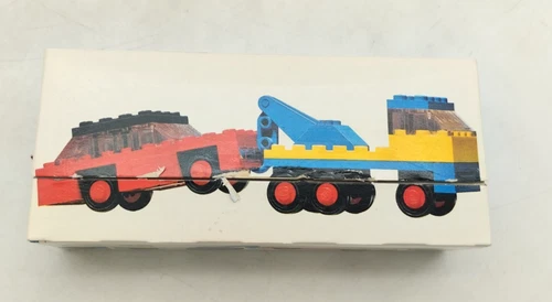LEGO 651 Tow Truck and Car Original Box Complete Box Legoland Town Vintage 70s