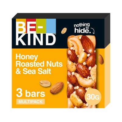 Riegel, glutenfreie SnackRiegel, Honey Roasted Nuts & Sea Salt, hoher Ballast...