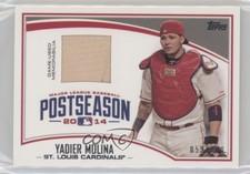 2015 Topps Postseason Performance Relics 53/100 Yadier Molina #PPR-YM 0z4u