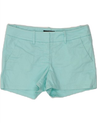 Mossimo Damen Hotpants US 8 Medium W30 blau Baumwolle CG18