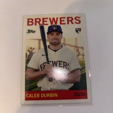 2025 TOPPS ARCHIVES CALEB DURBIN #85 RC Baseball CARD BREWERS