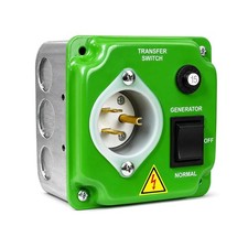20 Amp 120V Manual Generator Transfer Switch, Compatible with EZ Generator Switc