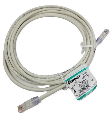 10pc Panduit UTPSP10Y Cat6 UTP Patch Cord RJ45 24 AWG Stranded 10ft NEW
