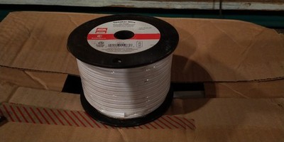 RadioShack 16ga stranded 2 conductor speaker wire 100' White 2781116