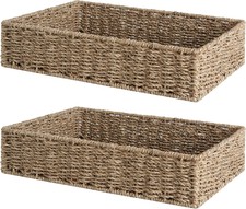 Tray for Bathroom,Storage Baskets for Shelves...