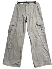 NWT Aeropostale Cargo Pants Women  s L Green Y2K Elastic Relaxed Fit 59.95