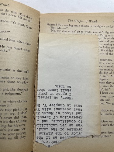 John Steinbeck the Grapes of Wrath 1951 Vintage Paperback - Picture 8 of 11
