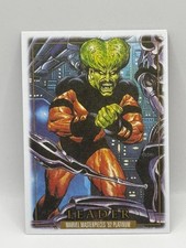 2024 Marvel Masterpieces 92 Platinum #42 Leader Canvas