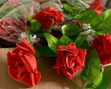 HUGE EVENT Artificial Flowers DECOR LOT - Purple Panels/Greenery/Roses