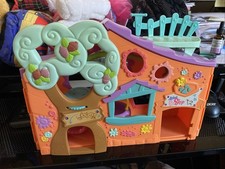 Hasbro LPS Littlest Pet Shop Orange Club Tree House Play Set Swing 2007