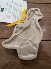 NWT Brown Bag Cookie Shortbread Mold, Retired 1992 ?Mother Goose? Hill Design