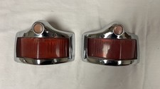 Tail Light Bezel Housing And Lenses Pair Fits 1950 1951 1952 Plymouth Tail Light Bezel Housing And Lenses Pair Fits 1950 1951 1952 Plymouth