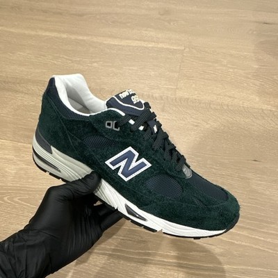 RARE New Balance 991 Made in England ''Ponderosa Pine'' M991GGN Green/Navy Suede