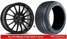 Alloy Wheels & Tyres 17" Romac Pulse For Ford Fusion 02-11
