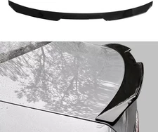 Car Rear Roof Lip UNIVERSAL Spoiler Wing Closs Black Tail Trunk V-Style,45" NEW