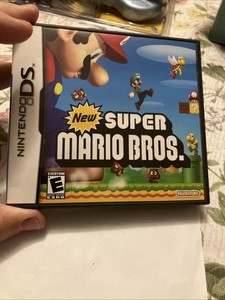 New Super Mario Bros. (Nintendo DS, 2006) Case & Manual Only - No Game!