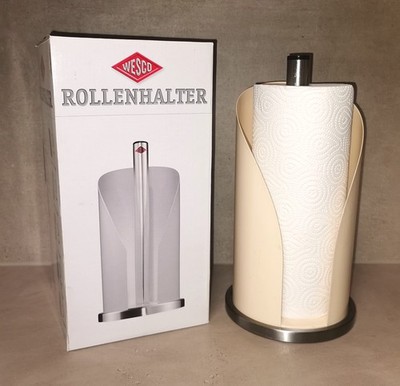 WESCO    Rollenhalter 322 104 Papierrollenhalter Mandel, 15.5 x 15.5 x 30cm